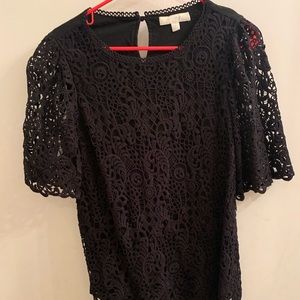 Anthropologie black shirt
